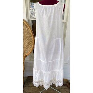 unbranded | Intimates & Sleepwear | Antique 92s Cotton Crochet Heart Lace  Night Gown Tlc As Is Repair | Poshmark